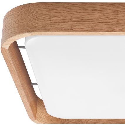 Brilagi - Plafonnier MANAROLA CUBIC LED/24W/230V 3000-6500K chêne + Télécommande