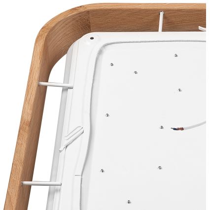 Brilagi - Plafonnier MANAROLA CUBIC LED/24W/230V 3000-6500K chêne + Télécommande
