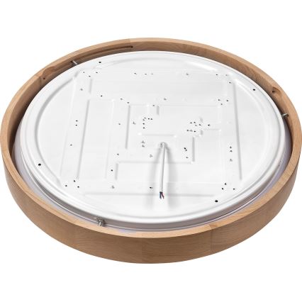 Brilagi - Plafonnier à intensité variable MANAROLA SMART LED/36W/230V 2700-6500K chêne d. 51 cm Wi-Fi + Télécommande Tuya