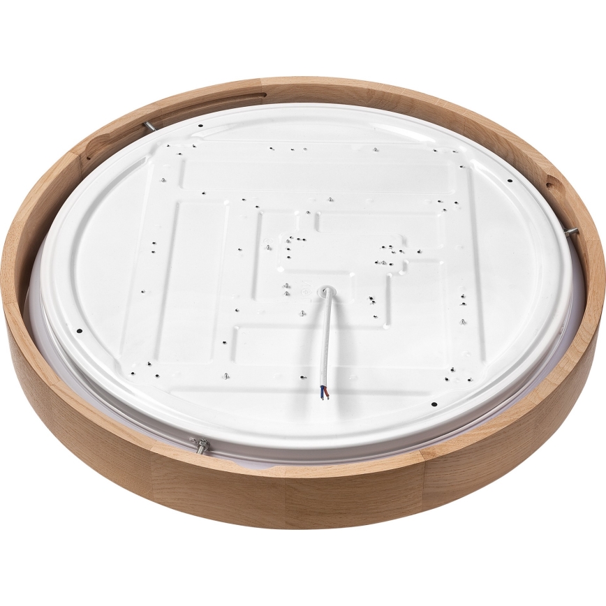 Brilagi - Plafonnier à intensité variable MANAROLA SMART LED/36W/230V 2700-6500K chêne d. 51 cm Wi-Fi + Télécommande Tuya