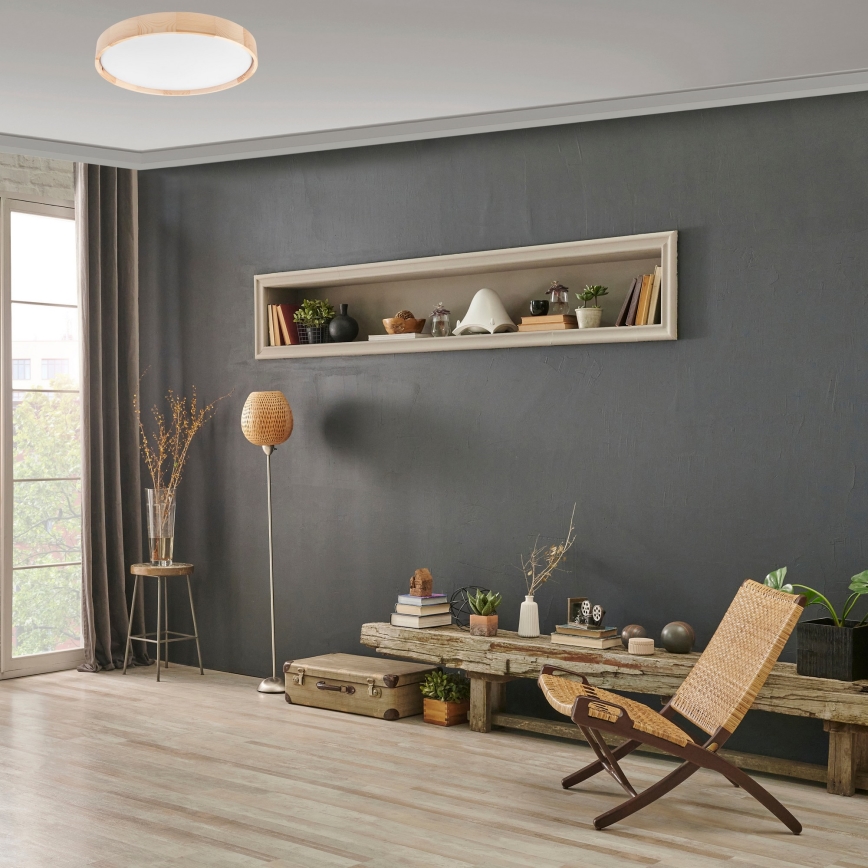 Brilagi - Plafonnier à intensité variable MANAROLA SMART LED/36W/230V 2700-6500K d. 51 cm Wi-Fi Tuya + Télécommande