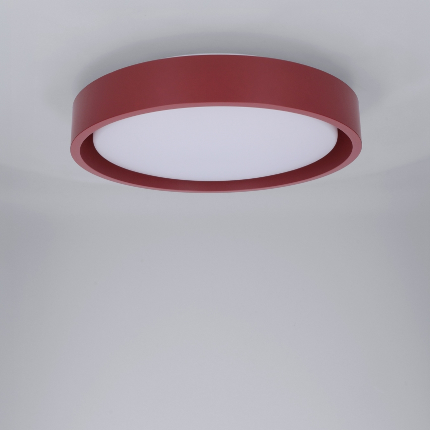 Brilagi - Plafonnier MATTEO LED 24W/230V Ø 31 cm rouge