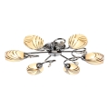 Brilagi - Plafonnier MEGAPOLIS 6xE14/60W/230V chrome brillant