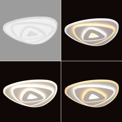 Brilagi - Plafonnier à intensité variable MODERN MINI LED/45W/230V 3000/4000/6000K 30x30 cm + Télécommande