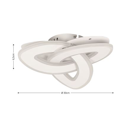 Brilagi - Plafonnier à intensité variable MODERN MINI LED/49W/230V 3000/4000/6000K 30x30 cm + Télécommande
