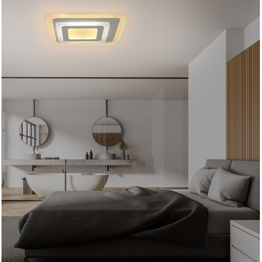 Brilagi - Plafonnier à intensité variable MODERN MINI LED/65W/230V 3000/4000/6000K 37x37 cm + Télécommande