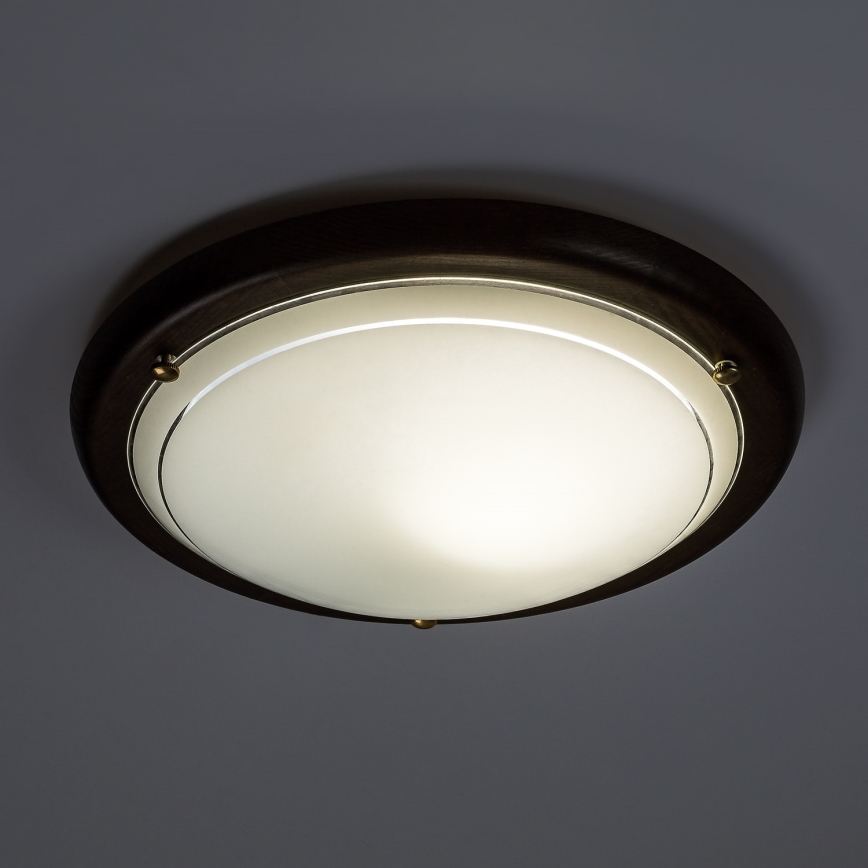 Brilagi - Plafonnier ORBIS 1xE27/60W/230V Ø 30 cm en pin