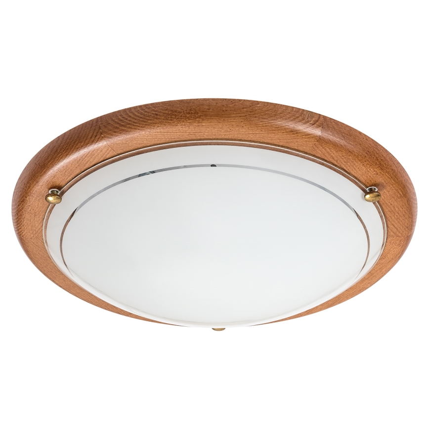 Brilagi - Plafonnier ORBIS 1xE27/60W/230V Ø 30 cm en pin