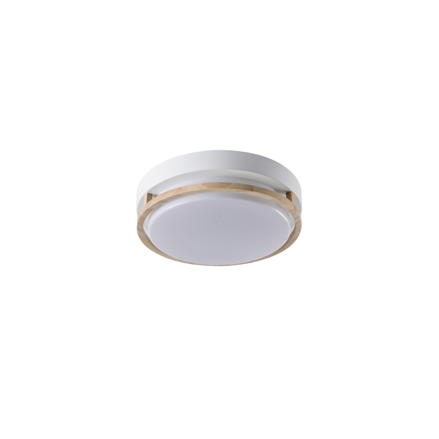 Brilagi - Plafonnier ORINO 2xE27/40W/230V Ø 27 cm blanc/chêne