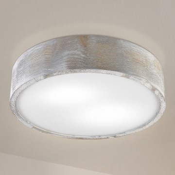 Brilagi - Plafonnier PINO 2xE27/15W/230V pin/argenté Ø 37,5 cm