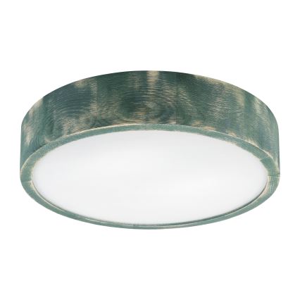 Brilagi - Plafonnier PINO 2xE27/15W/230V pin/vert Ø 37,5 cm