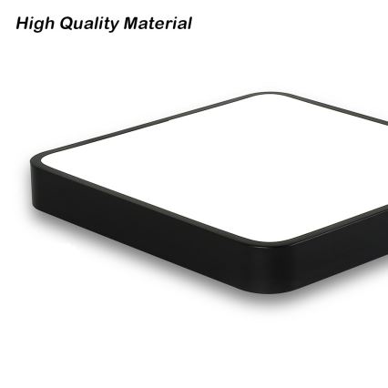 Brilagi - Plafonnier POOL LED/36W/230V 3000/4500/6000K 40x40 cm noir