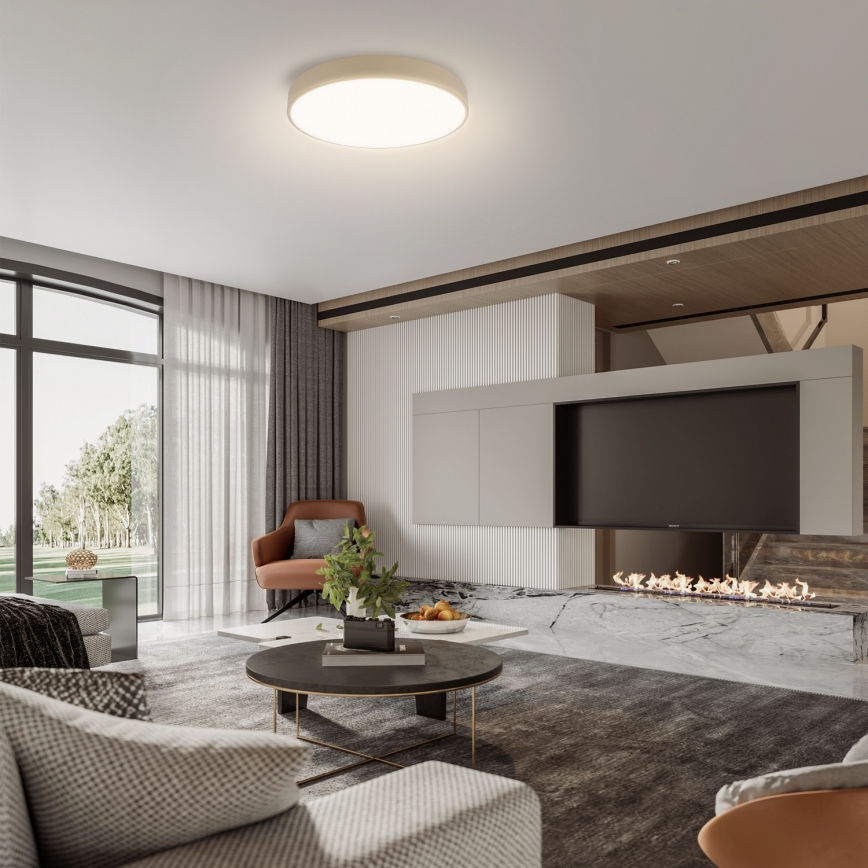 Brilagi - Plafonnier LED POOL LED/48W/230V 3000/4500/6000K Ø 40 cm beige