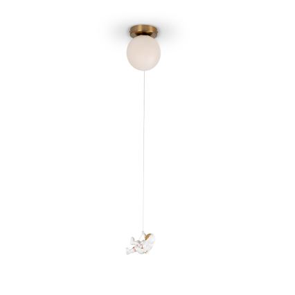 Brilagi - Plafonnier pour enfants ASTRO 1xE14/15W/230V blanc