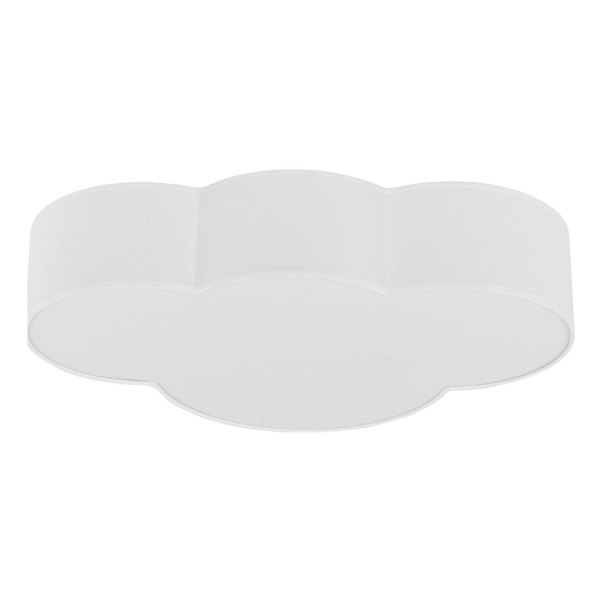 Brilagi - Plafonnier pour enfants NIMBUS 4xE27/15W/230V 46x63 cm blanc