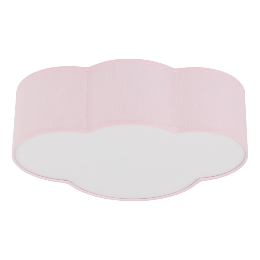 Brilagi - Plafonnier pour enfants NIMBUS MINI 2xE27/15W/230V 31x43 cm rose