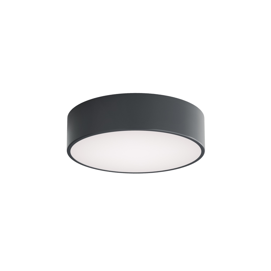 Brilagi - Plafonnier pour salle de bains CLARE avec capteur de mouvement et capteur crépusculaire, 2xE27/24W/230V, Ø 30 cm, anthracite, IP54