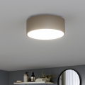 Brilagi - Plafonnier pour salle de bains POOL 2xE27/15W/230V Ø 30 cm IP54 beige