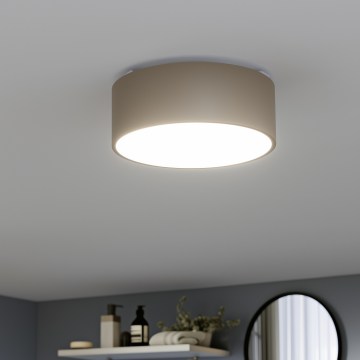 Brilagi - Plafonnier pour salle de bains POOL 2xE27/15W/230V Ø 30 cm IP54 beige