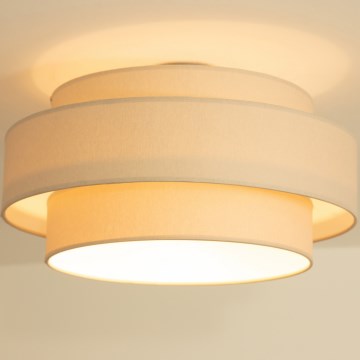 Brilagi - Plafonnier RESNA 1xE27/60W/230V Ø 40 cm beige