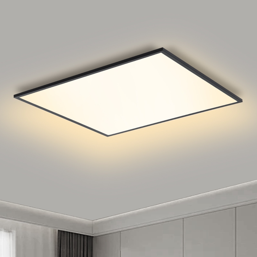 Brilagi - Plafonnier SLIMFRAME LED/58W/230V 60x60 cm noir