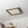 Brilagi - Plafonnier SLIMFRAME WOOD LED/36W/230V 49,5x49,5 cm marron