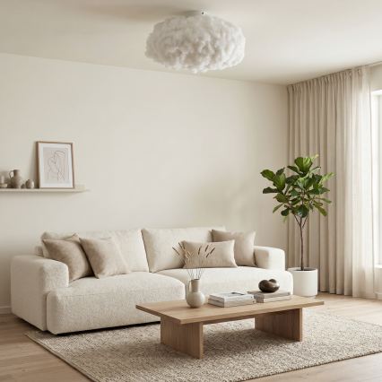 Brilagi - Plafonnier SOLEAIR 1xE27/40W/230V Ø 45 cm blanc