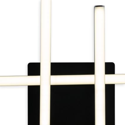 Brilagi - Plafonnier LED STRIPES LED/37W/230V 68x68 cm noir