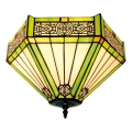 BRILAGI - plafonnier Tiffany en vitrail EMERALD 2xE27/60W/230V Ø 40 cm