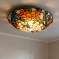 Brilagi - plafonnier Tiffany en vitrail JUNGLE 2xE27/60W/230V Ø 40 cm