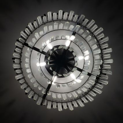 BRILAGI - Plafonnier VERVE 6xE14/40W/230V Ø 60 cm noir