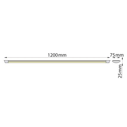 Brilagi - Réglette de cuisine AVERO LED/32W/230V 120 cm