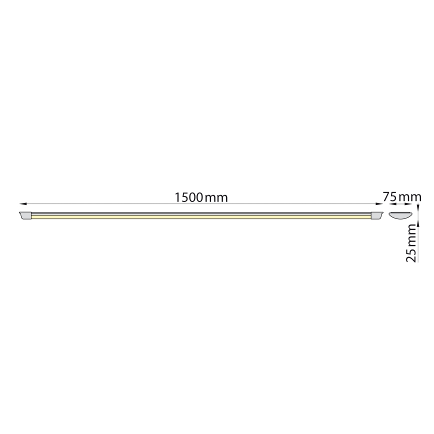 Brilagi - Réglette de cuisine AVERO LED/45W/230V 150 cm