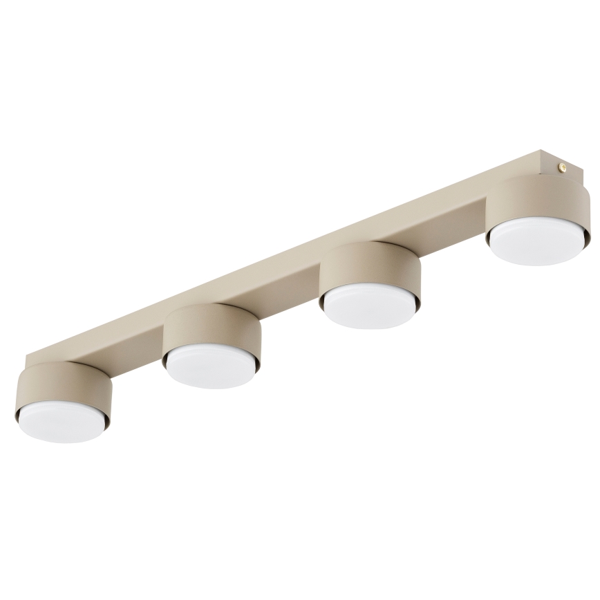 Brilagi - LED RGB+CCT dimmbarer Einbaustrahler MONO 4xGX53/14W/230V 2700-6500K Wi-Fi Tuya beige