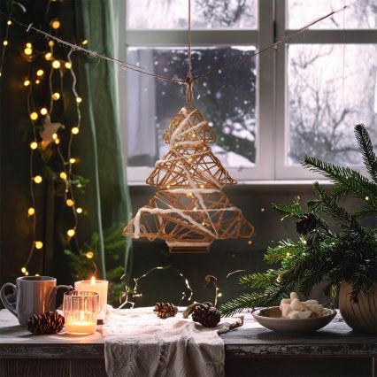 Brilagi - Sapin LED de Noël (2×AA)