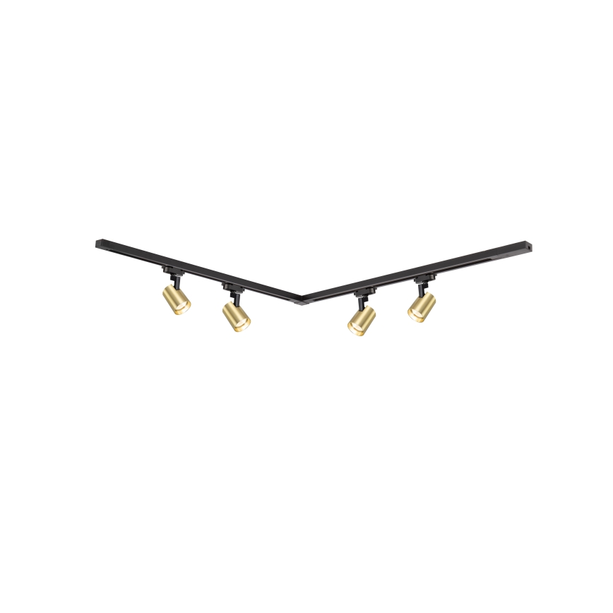 Brilagi - Schienen-Spot HUSKY 4xGU10/10W/230V schwarz/gold