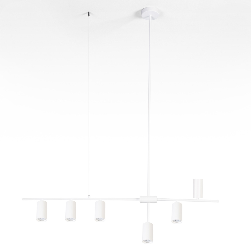 Brilagi - Seilpendelleuchte CRANE 6xGU10/30W/230V weiß