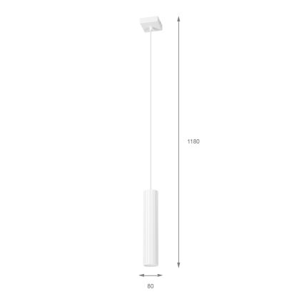 Brilagi - Seilpendelleuchte CRISPINA 1xGU10/10W/230V weiß