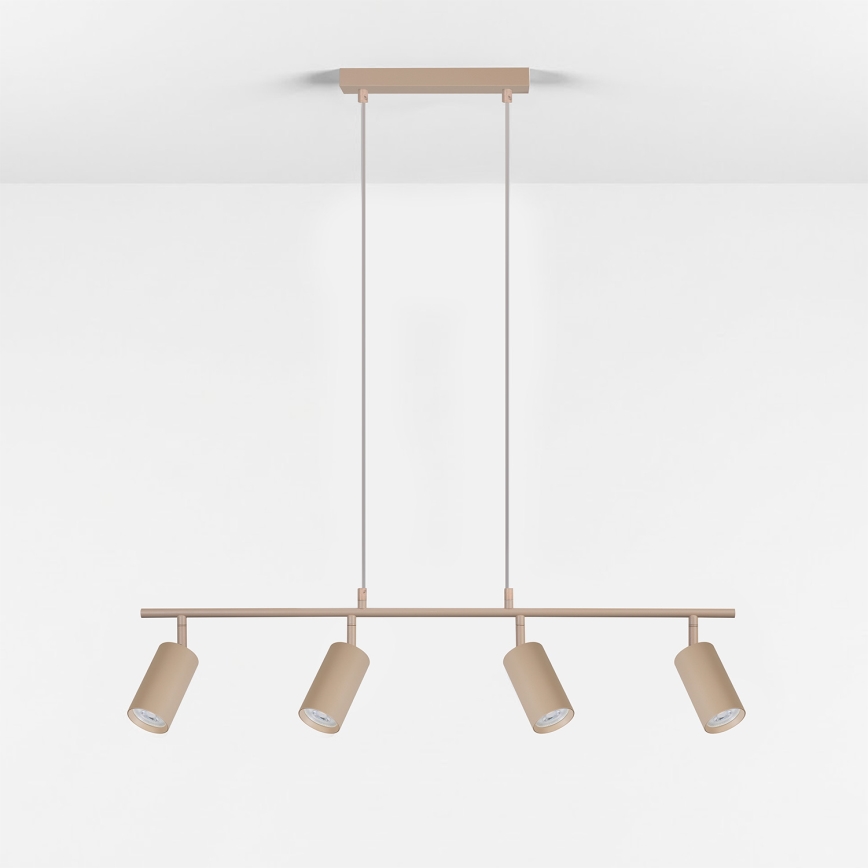 Brilagi - Seilpendelleuchte SELE 4xGU10/30W/230V beige