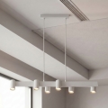 Brilagi - SELE Pendelleuchte mit Kabelaufhängung 6xGU10/30W/230V weiß