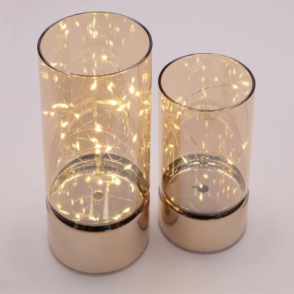 Brilagi - Set 2 pezzi decorazioni natalizie a LED, LED/3xAA + 2xAA