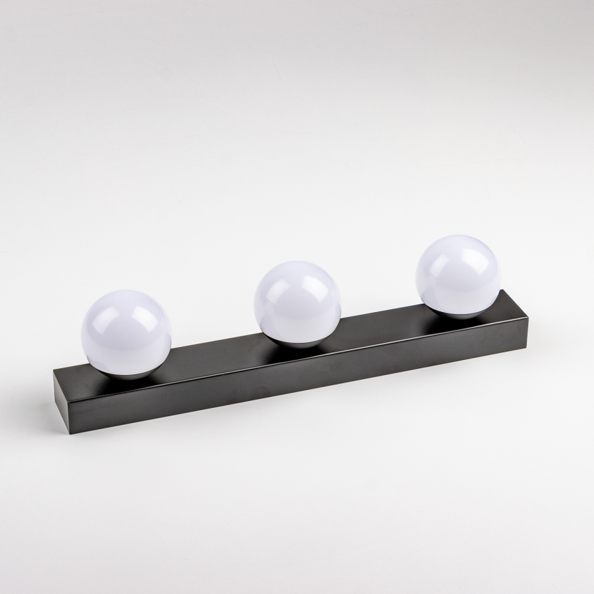 BRILAGI - SET 2x LED Applique da bagno HOLLYWOOD 3xLED/3W/230V 39 cm IP44 nero
