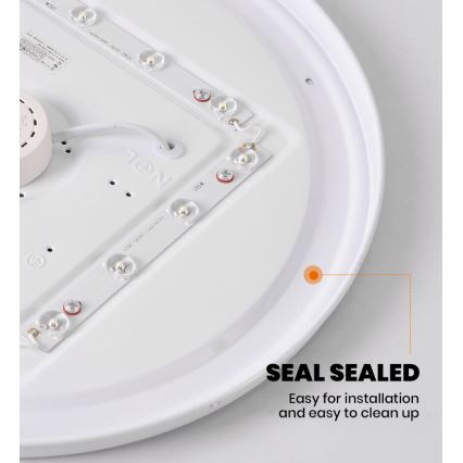 Brilagi - SMART dimmbare LED-Deckenleuchte LED/36W/230V Ø 48 cm 3000-6000K Wi-Fi Tuya Beacon + Fernbedienung