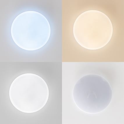 Brilagi - LED-dimmbare Deckenleuchte SMART STARS LED/24W/230V Ø 38 cm 3000–6000K Wi-Fi Tuya Beacon + Fernbedienung