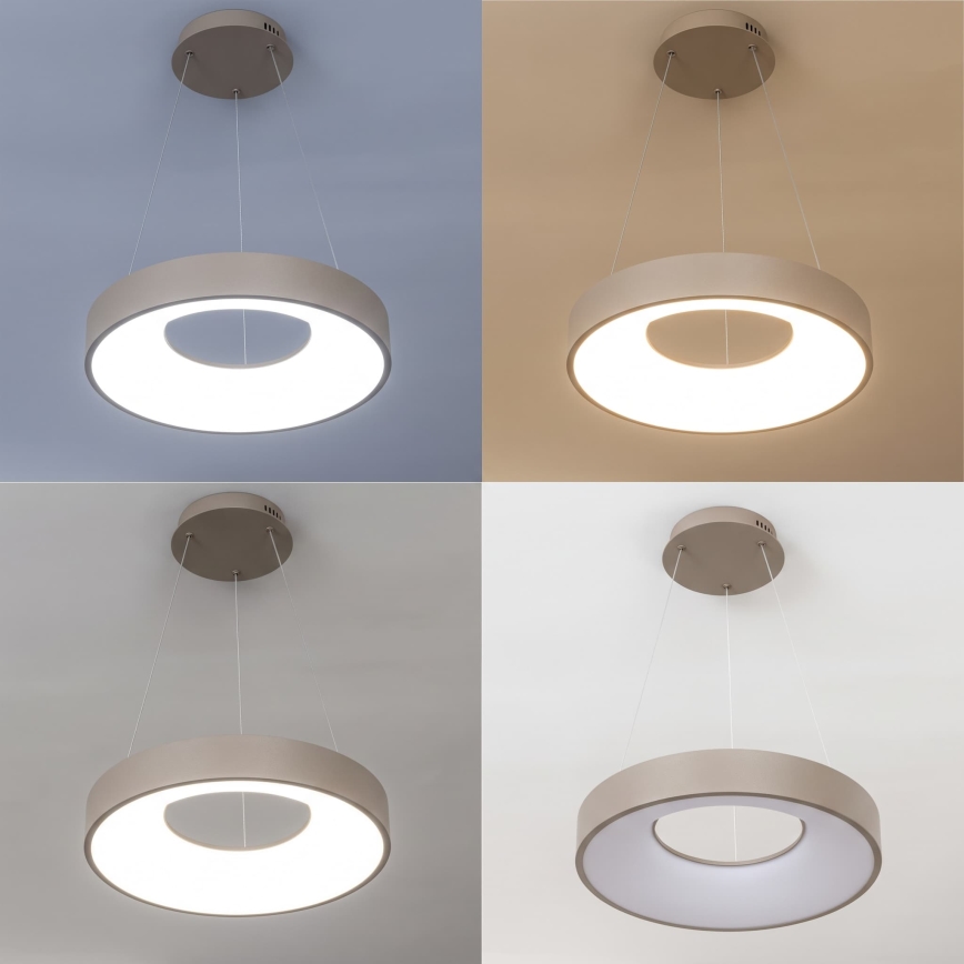 BRILAGI - LED lampadario dimmerabile a cavo FALCON II LED/67W/230V 3000-6500K Ø 40 cm beige + telecomando