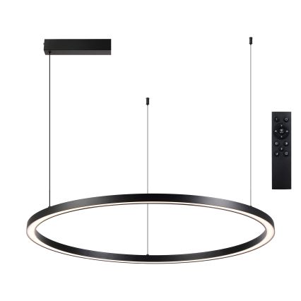 Brilagi - Lampadario LED dimmerabile a sospensione su cavo PORTOFINO LED/60W/230V 3000-6000K Ø 80 cm nero + telecomando