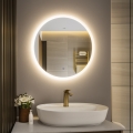 BRILAGI - Specchio da bagno a LED CUNEO LED/19W/230V Ø 60 cm IP44 CRI 90 dimmerabile + CCT