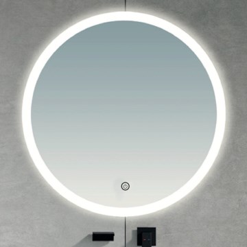 Brilagi - Specchio da bagno a LED CUNEO LED/19W/230V Ø 60 cm IP44 CRI 90 dimmerabile + CCT