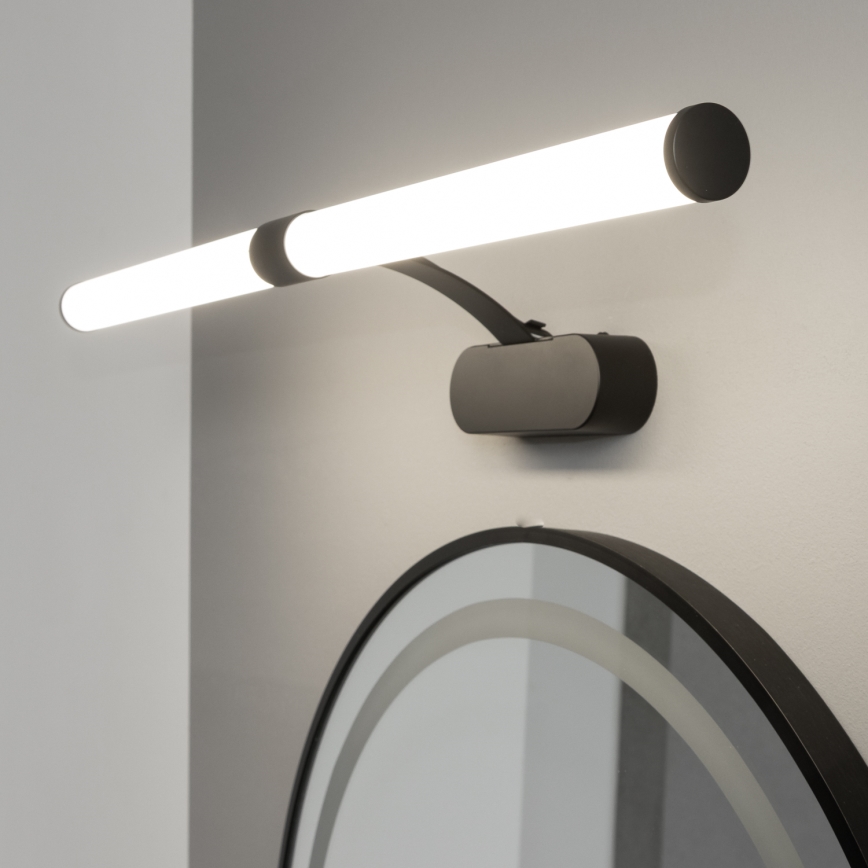 Brilagi - TUBEO Specchio da bagno con luce LED 2 in 1 LED/8W/230V 60 cm IP44 Nero