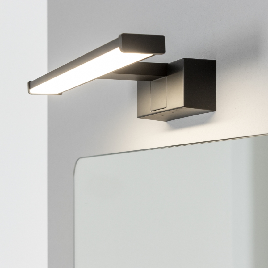 Brilagi - Specchio da bagno con luce LED 3 in 1 VESTRA LED/6W/230V 30 cm IP44 nero